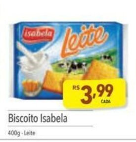 Supermercados Condor Biscoito Isabela 400g oferta