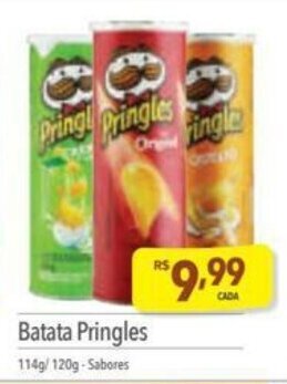 Supermercados Condor Batata Pringles 114g/120g oferta