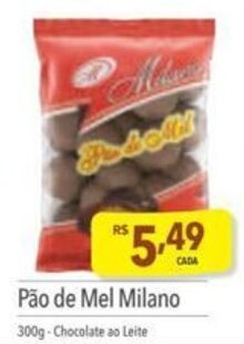 Supermercados Condor Pao de Mel Milano 300g oferta