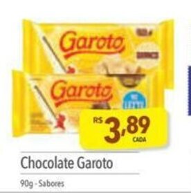 Supermercados Condor Chocolate Garoto 90g oferta