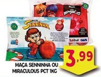 Maca Senninha ou Miraculous pct 1kg