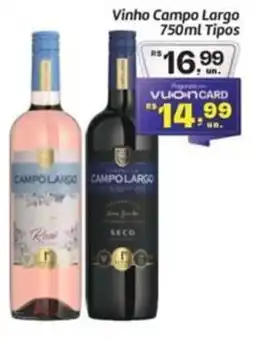 Comper Vinho Campo Largo Tipos oferta
