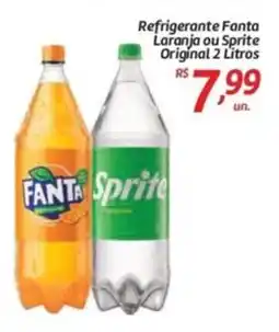 Comper Refrigerante Fanta Laranja ou Sprite Original oferta