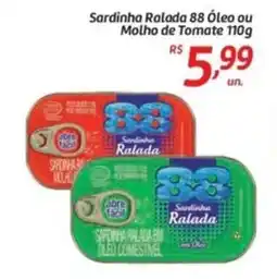 Comper Sardinha Ralada 88 Óleo ou Molho de Tomate oferta