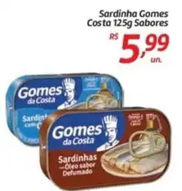 Comper Sardinha Gomes Costa Sabores oferta