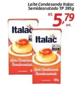 Comper Leite Condesando Italac Semidesnatado Leite Condesando Italac Semidesnatado TP 395g oferta