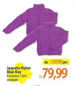 Atacadão Jaqueta Nylon Blue Bay oferta