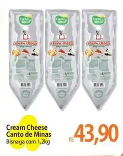 Atacadão Cream Cheese Canto de Minas Bisnaga oferta