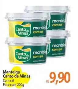 Atacadão Manteiga Canto de Minas Com sal Pote oferta