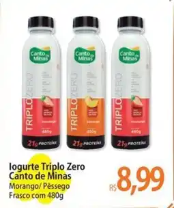 Atacadão logurte Triplo Zero Canto de Minas oferta