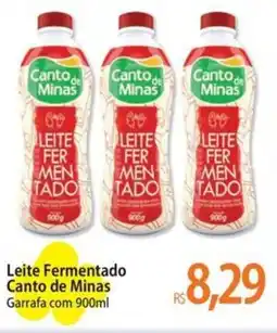 Atacadão Leite Fermentado Canto de Minas Garrafa oferta