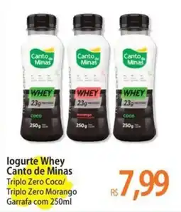 Atacadão logurte Whey Canto de Minas oferta