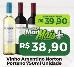 Mart Minas Vinho Argentino Norton Porteno Unidade oferta