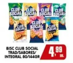 Higa's Supermercado Bisc club social trad/sabores/ integral oferta