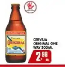 Higa's Supermercado Cerveja original one way oferta