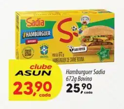 Asun Hamburguer Sadia Bovino oferta