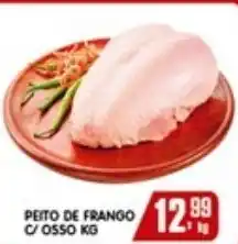Higa's Supermercado Peito de frango c/osso oferta