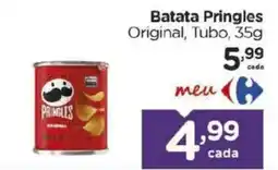 Carrefour Batata Pringles Original, Tubo, oferta