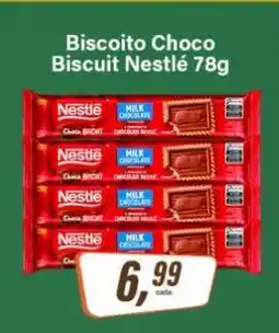 Rede Supermarket Biscoito Choco Biscuit Nestlé 78g oferta