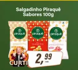 Rede Supermarket Salgadinho Piraquê Sabores 100g oferta