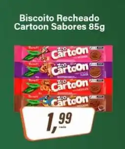 Rede Supermarket Biscoito Recheado Cartoon Sabores 85g oferta