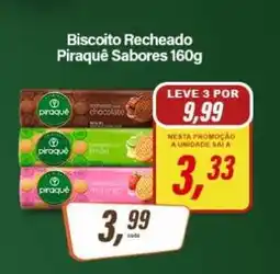 Rede Supermarket Biscoito Recheado Piraquê Sabores 160g oferta