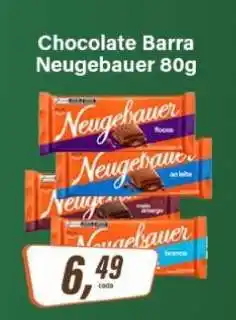 Rede Supermarket Chocolate Barra Neugebauer 80g oferta