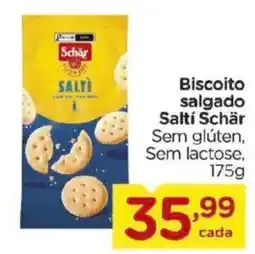 Carrefour Biscoito salgado Salti Schär oferta