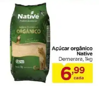 Carrefour Açúcar orgânico Native Demerara, oferta