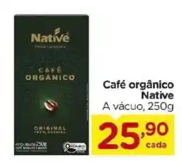 Carrefour Café orgânico Native A vácuo, oferta