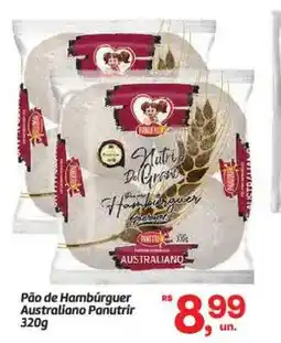 Fort Atacadista Pão de Hambúrguer Australiano Panutrir oferta