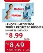 Assaí Atacadista Huggies - lenços umedecidos proteção oferta