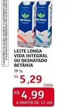 Assaí Atacadista Vida - leite longa integral ou desnatado oferta