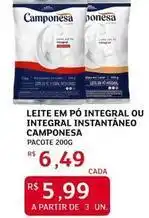 Assaí Atacadista Camponesa - leite em pó integral ou integral instanáneo oferta