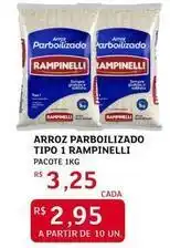 Assaí Atacadista Rampinelli - arroz parboilizado tipo 1 oferta