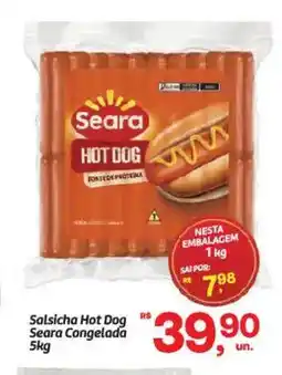 Fort Atacadista Salsicha Hot Dog Seara Congelada oferta