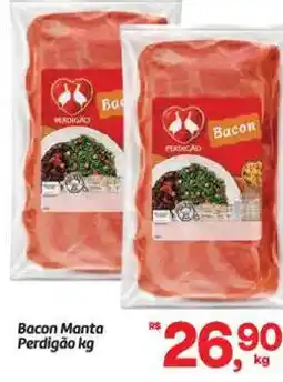 Fort Atacadista Bacon Manta Perdigão oferta