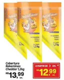 Fort Atacadista Cobertura Rekeminas Cheddar oferta