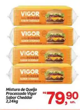 Fort Atacadista Mistura de Queijo Processado Vigor Sabor Cheddar oferta