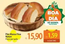 Atacadão Pão Massa Fina Natan oferta