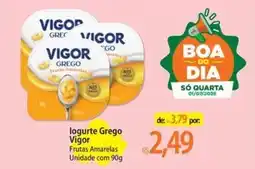 Atacadão logurte Grego Vigor oferta