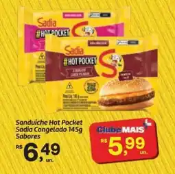 Fort Atacadista Sanduiche Hot Pocket Sadia Congelado Sabores oferta