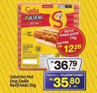 Salsicha Hot Dog Sadia Resfriada