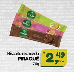 Cometa Supermercados Biscoito recheado PIRAQUÊ oferta
