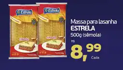 Cometa Supermercados Massa para lasanha ESTRELA oferta