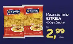 Cometa Supermercados Macarrão ninho ESTRELA (sêmola) oferta