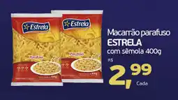 Cometa Supermercados Macarrão parafuso ESTRELA com sêmola oferta