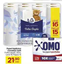 Carrefour Papel higiênico Carrefour Soft oferta