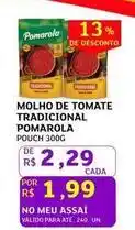 Assaí Atacadista Pomarola - molho de tomate tradicional oferta