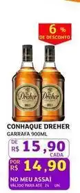Assaí Atacadista Dreher - conhaque oferta